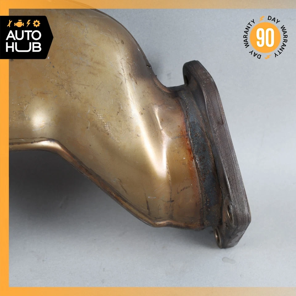 Colector de escape lateral derecho 12-18 Mercedes W207 E550 CLS550 M278 OEM Foto 4 de 4