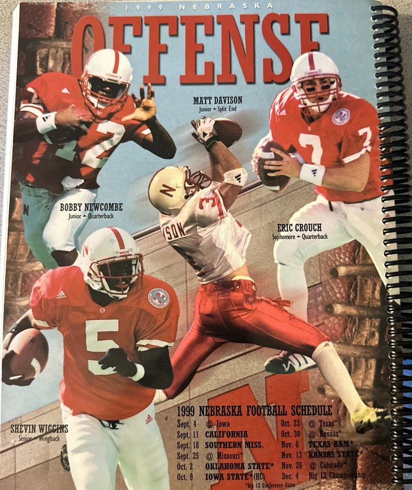 1999 Nebraska Cornhuskers Football Media and Recruiting Guide Near Mint - Image 2 of 2