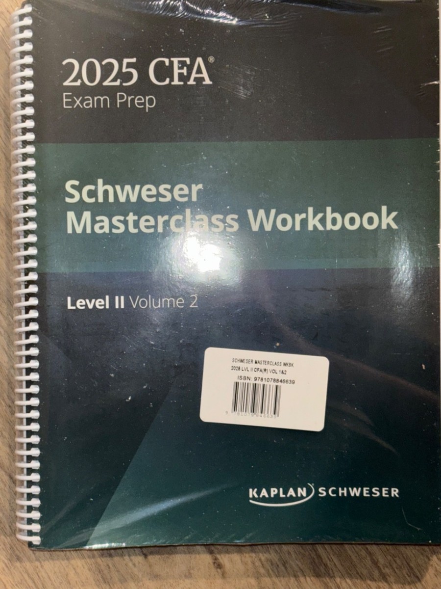 2025 CFA exam prep Kaplan Schweser Notes™ (Level 2) Book 1-5 SHIPS