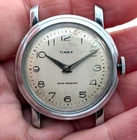 1958 TIMEX Mercury Shock Resistant Vintage Mens 33mm Watch Movement PARTS REPAIR