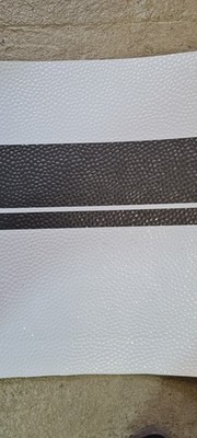 Meterware Hammerschlagblech Weiß/Grau 64cm Reparaturblech Warzenblech Blech U525