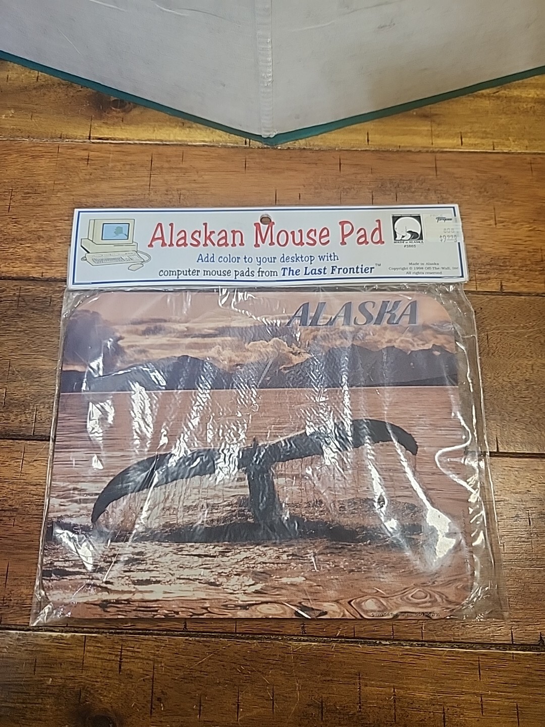 Vintage 1998 Alaskan Art Mouse Pad Whale New Sealed 9