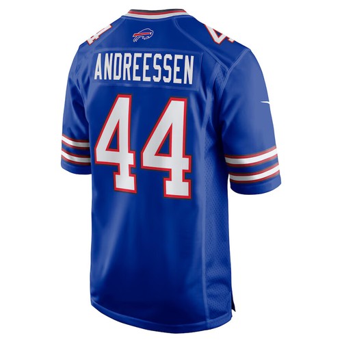 Joe Andreessen Buffalo Bills Nike Game Player Trikot Herren 2024 NFL #44 Blau Neu - Bild 3 von 3