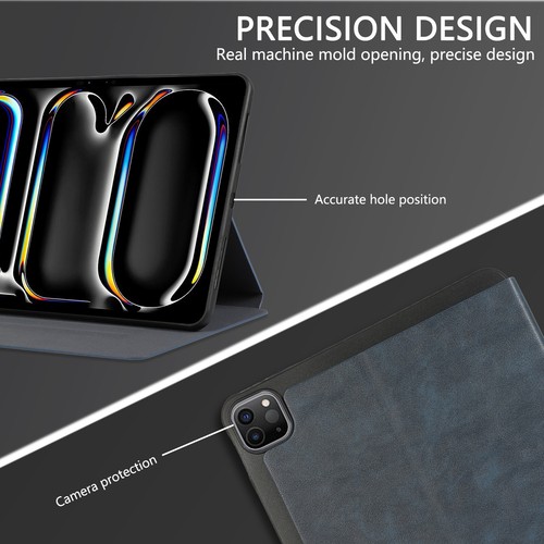 Flip Stand Case For iPad 5/6th 7th 8th 9th 10th Generation Air 11 inch M2 M3 - Picture 13 of 59
