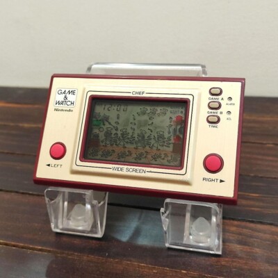 ゲームウォッチ　シェフ NINTENDO GAME AND & WATCH Chef Wide Screen 1981 Direct