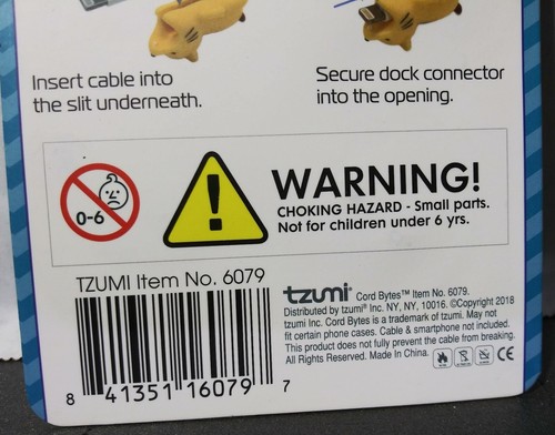 Tzumi Cord Bytes Cable Protector New In Package Orange Clownfish & Blue Whale - 第 3/5 張圖片