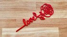 Valentine Rose of Love – Elegant Heart & Rose Wall Decor | Romantic Gift Accent