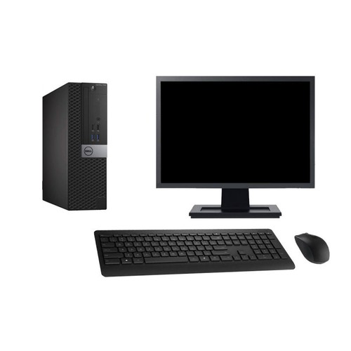 PC DELL 7040 SFF Screen 27 " Core i3-6100 RAM 16Go SSD 240Go HDMI Windows 10 - Afbeelding 2 van 8