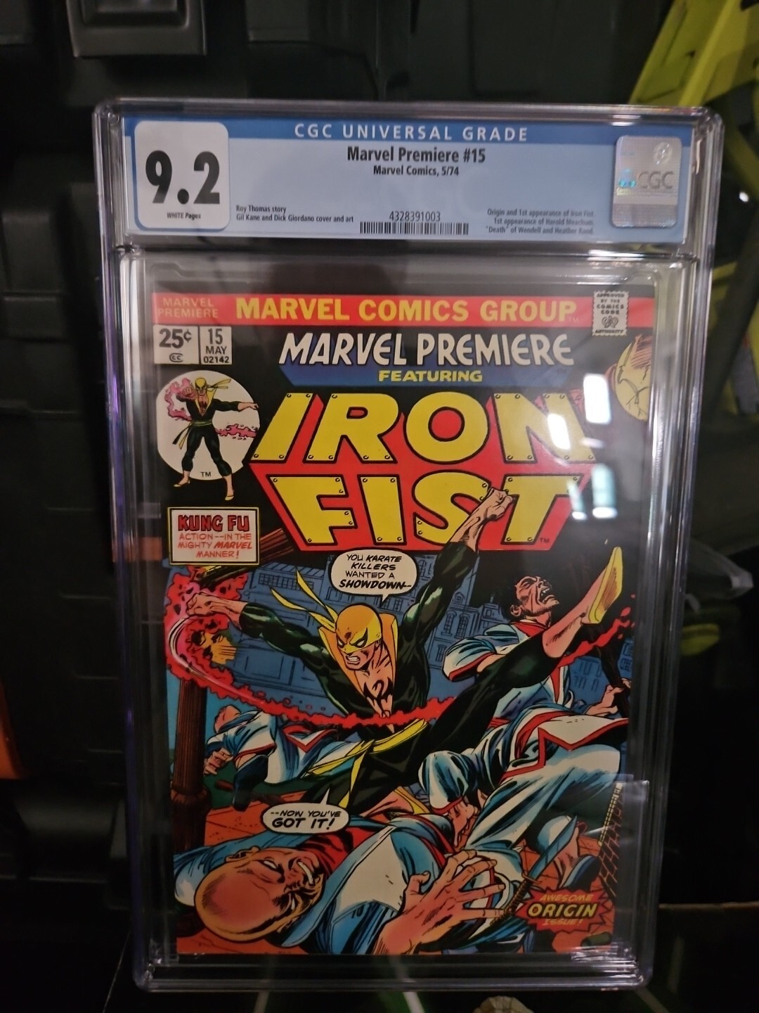 Marvel Premiere 15 (CGC 9.2) White Pages. Origin & 1st Appearance Iron
