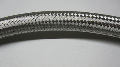 Mocal / Aeroquip ÖL Schlauch 5/8'' meterware -Preis je Meter - edelstahlummantelt