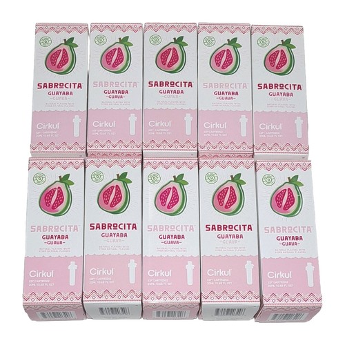 Cirkul Sip Cartridge Guayaba Guava Sabrocita Zero Sugar Dye Free Lot Of 10