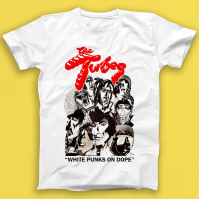 T-Shirt The Tubes weiß Punks auf Dope Rock New Wave Musik Geschenk 1960