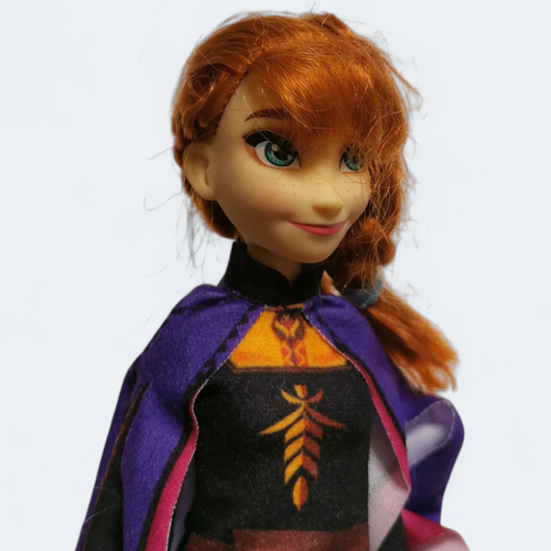 Disney Princess Doll FROZEN 2 ANNA w BLUE CAPE BOOTS 11" Figure Fashion Doll Toy - Picture 3 of 4