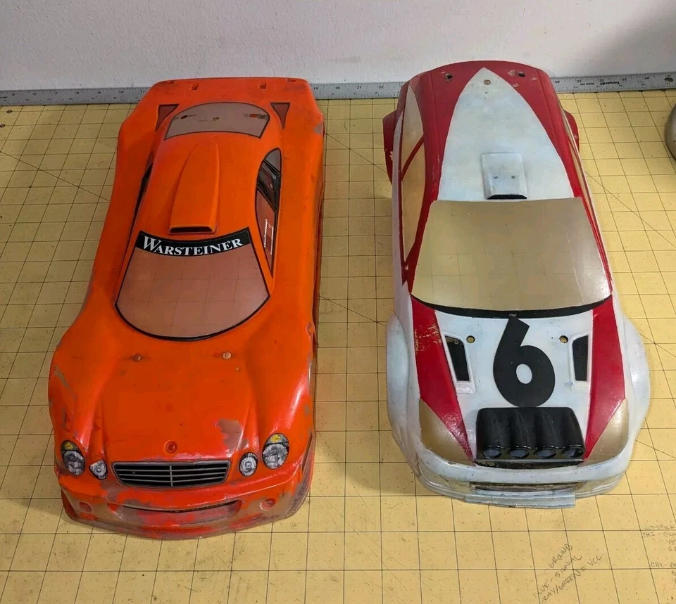 Tamiya RC 1/10 Body PAIR - Ford Focus Rally + Mercedes CLK-GTR Remote Controlled - Image 2 of 4