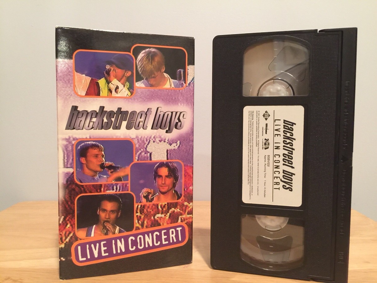 Backstreet Boys Live in Concert (Limited Edition) VHS 1997 Quit