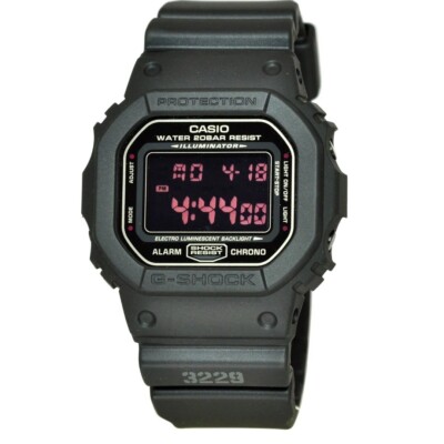 Casio G-SHOCK DW5600MS Digital Quartz Men's Watch ALARM CHRONOGRAP