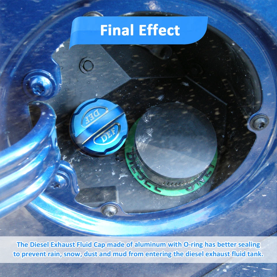 Magnetic Diesel Fuel Cap and DEF Cap Kit for Ram 1500 2500 3500 6.7L 2019-2024  - Изображение 3 из 4