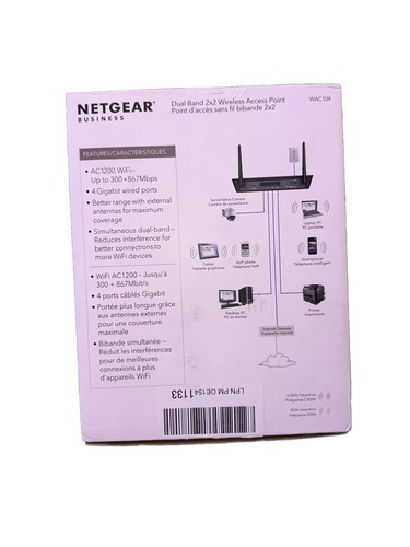 NETGEAR Business Dual Band wireless Access Point AC1200 Dual Radio - Afbeelding 3 van 4