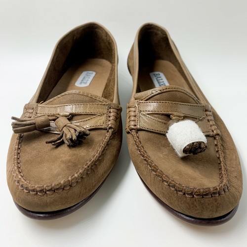 NEW Bally Brown Soft Suede Leather Slip 