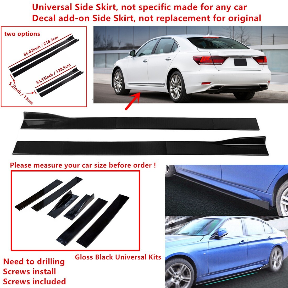 Rocker Panel Kit | LEXUS LS BASE 2017 Rocker Panel Kit | LEXUS LS BASE 2017