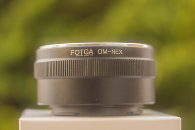 Fotga OM E-Mount Adapter - Objektiv Adapter Ring OM Olympus to Sony NEX, E Mount