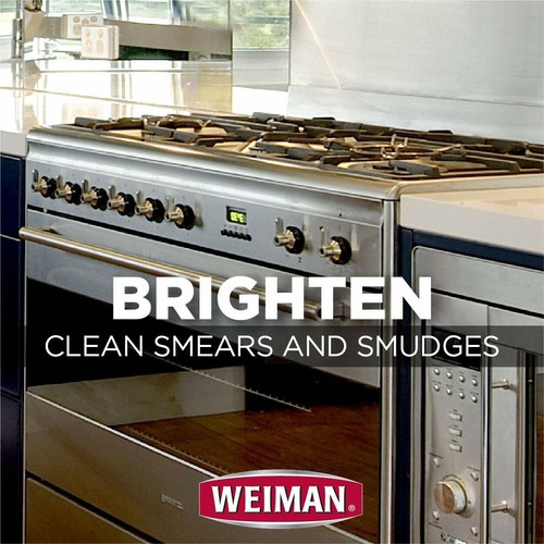 Weiman MICROFIBER CLOTH Stainless Steel Appliance Streak-Free Cleaning Polishing - Picture 6 of 10