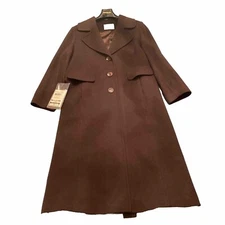 Classic Woman’s Designer Fleurette Loro Piana Chocolate Wool Cashmere Jacket NWT