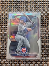 2023 Bowman Draft 1st Chrome Refractor #BDC-170 Michael Carico Chicago Cubs