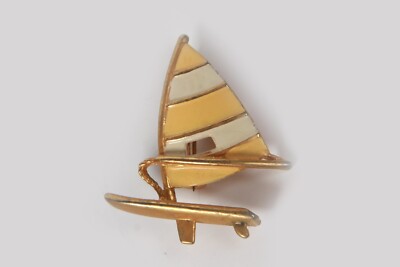 Ansteckbrosche-Nadel Surfer vintage 70er
