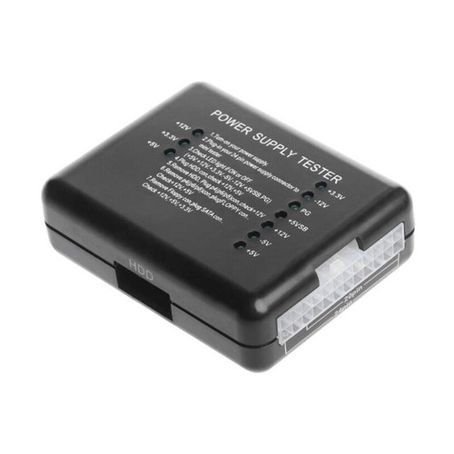Power Tester 20/24 Pin for HDD PC Computer Meter Diagnostic Device - Afbeelding 3 van 8
