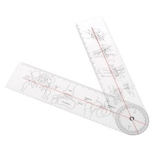 Plastic Goniometer Angle Medical Ruler Rule Joint Orthopedics Tool Instruments