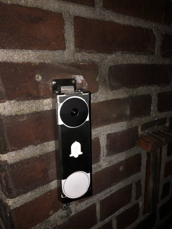 Google Nest Battery Stainless anti theft cover. Adjustable view angle left/right - Bild 2 von 4