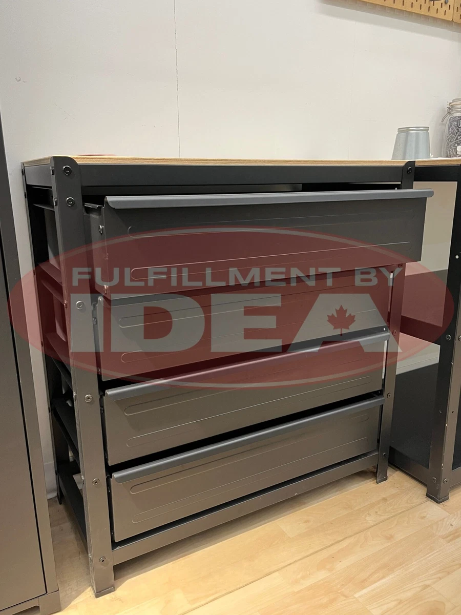 Brand New IKEA BROR Work Bench with Drawers 704.943.00 eBay
