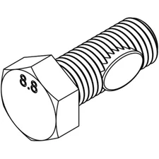 IronRidge GM-HSHW-01-M1 Hex Head Set Screw for Ground Screws, Qty. 1