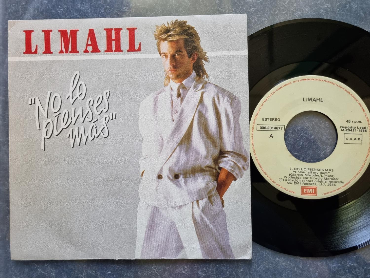 7"" Single Vinyl Limahl (Kajagoogoo) - No lo pienses mas SUNG IN SPANISH