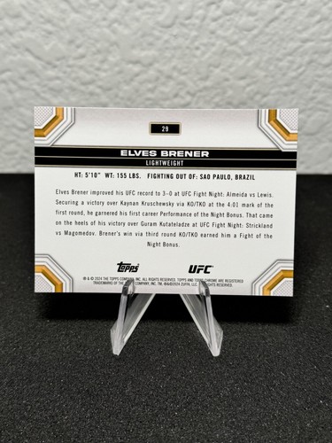 Réfracteur à prisme base UFC chromé 2024 Topps 1 - 200 - COMPLÉTEZ VOTRE SET - PYC - Photo 31/237