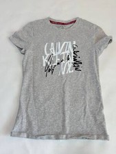 Calvin Klein Performance Size S small Gray Top tee Shirt B37