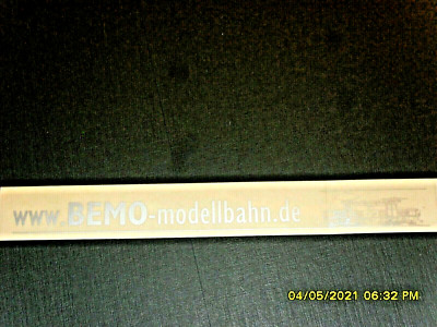 Decal / Sticker + Bemo + Model Railways + Silver Transparent