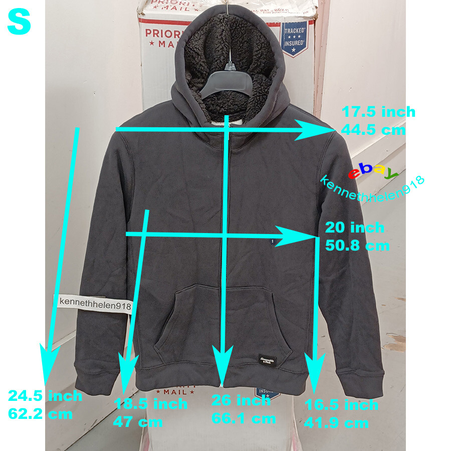 sherpa lined full zip hoodie abercrombie