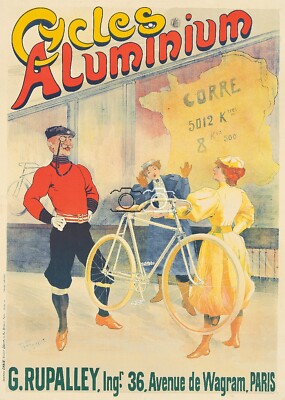 ALU FAHRRAD ZYKLEN Rgll-POSTER HQ 50x70cm eines VINTAGE POSTERS