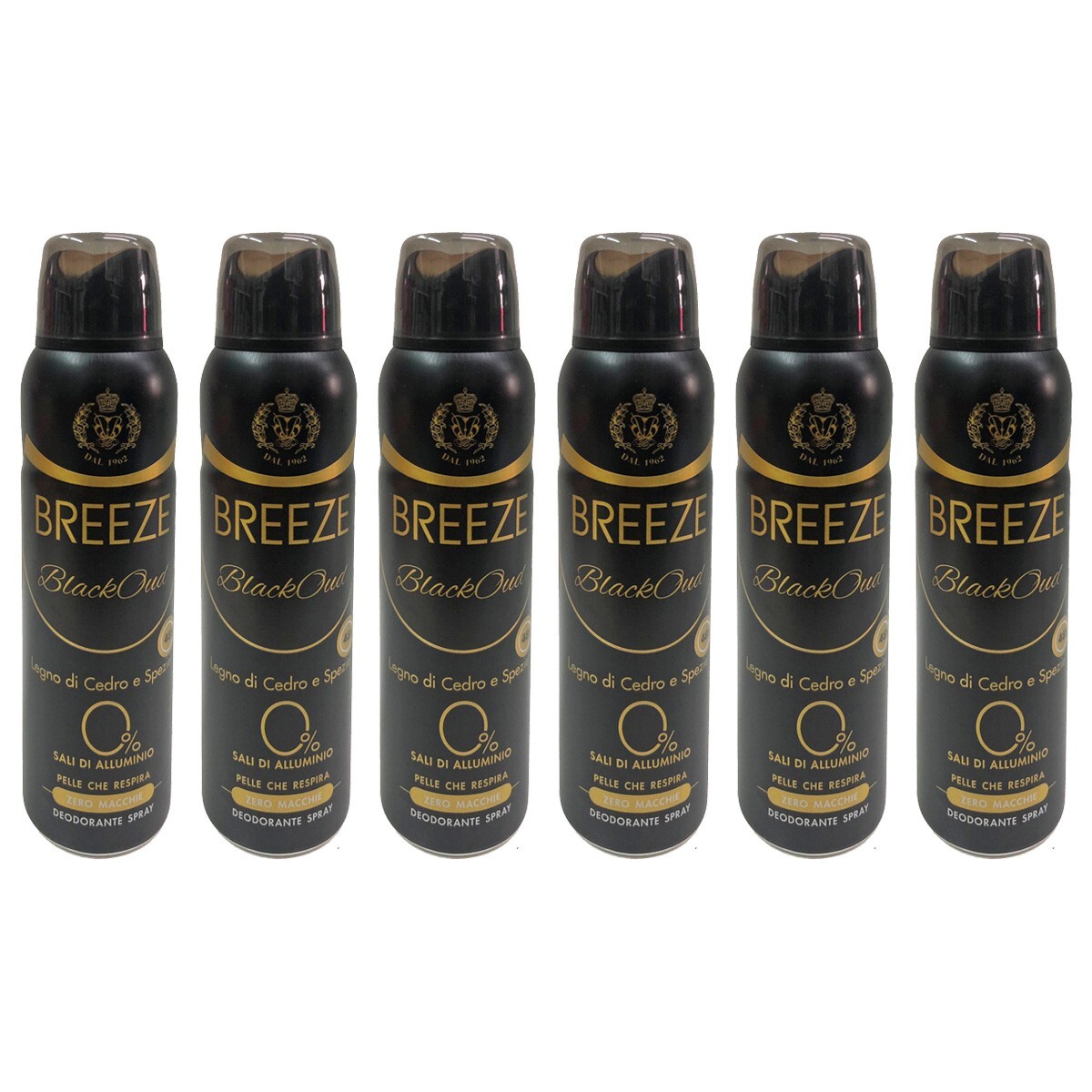 Breeze Bianchi Deodorante Spray Black Oud, 150 Ml, - Immagine 2