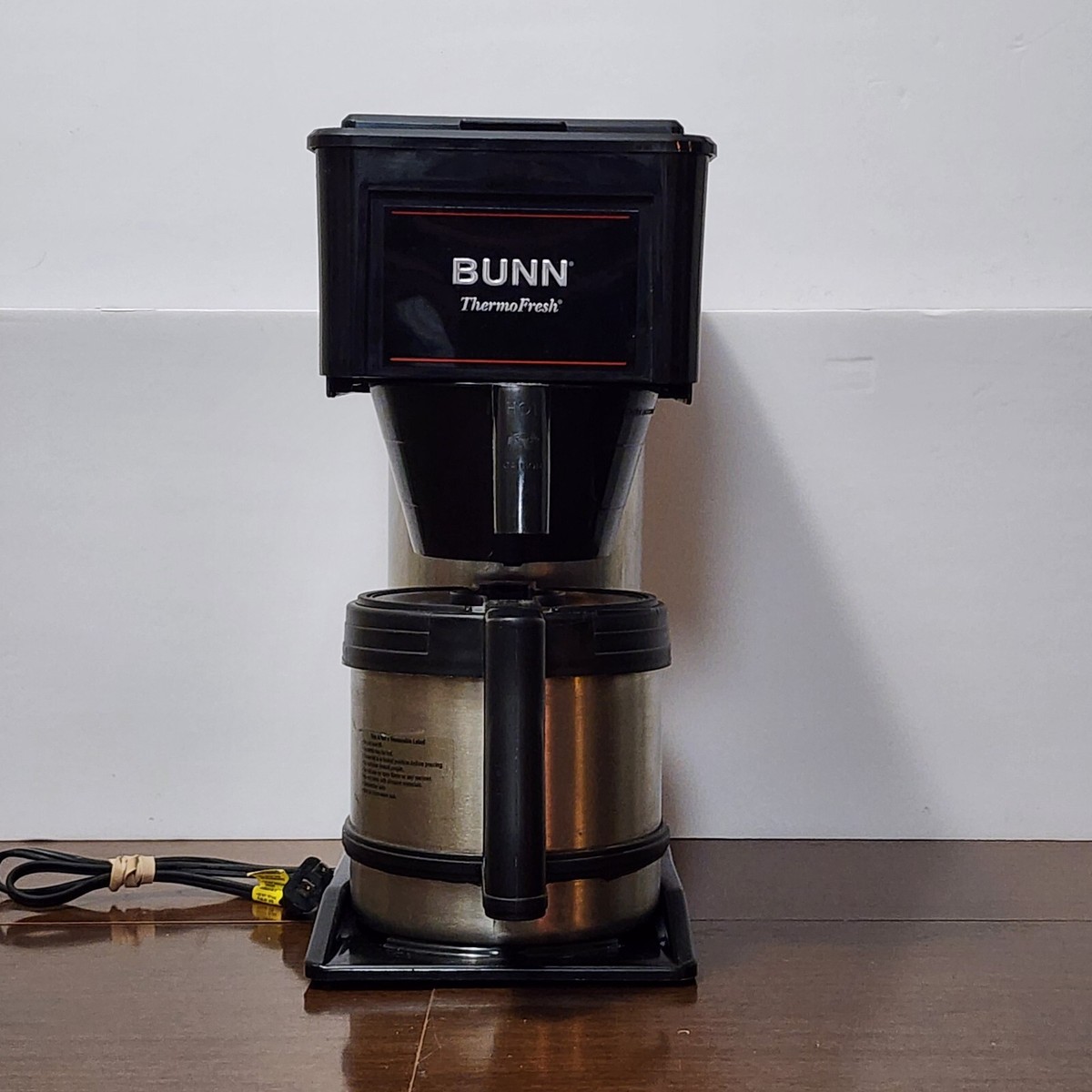 BUNN ThermoFresh BT Speed Brew Coffee Maker Carafe included TESTED