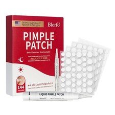 Advanced Pimple Patches for Face  Hydrocolloid Acne Patches Set with 4.5ml Liquid