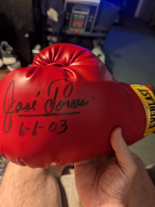 Jose Torres Signed Boxing Glove With COA