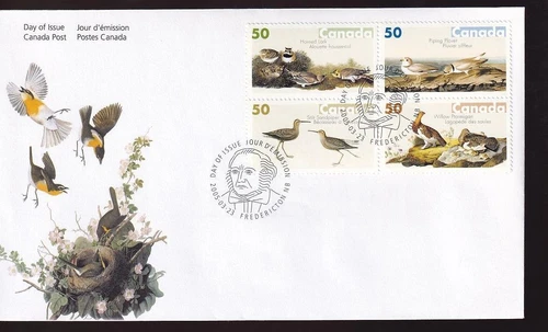 Canada FDC 2005 Audubon's Birds, block of 4 sc#2098a