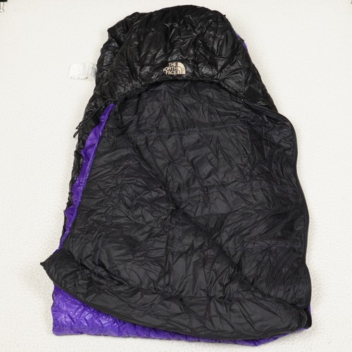 The North Face Polarguard 3D Sleeping Bag 82" x 28" Purple Mummy Made in USA - Picture 5 of 11