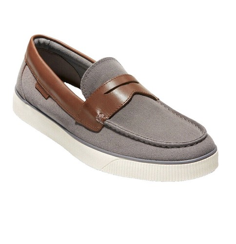Mens COLE HAAN Grand Troy Gray Plain Oxford Shoes / Size 10 Medium Cole Haan Oxford Gray Dress Shoes for Men for sale | eBay main image 4