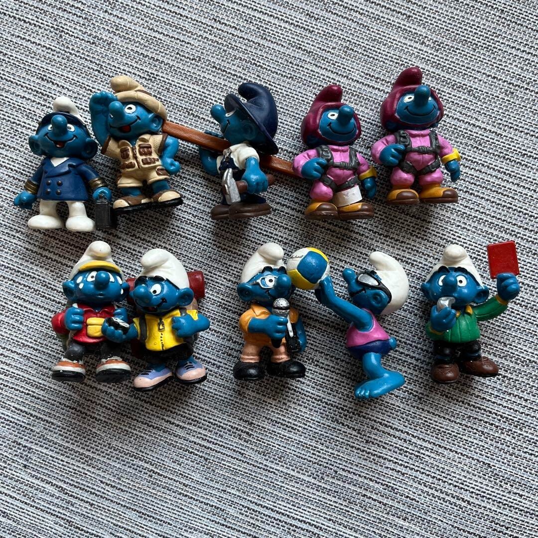 Smurf Figure 2000 Set of 10 Vintage | eBay