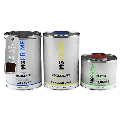 Autolack Dose Set für Hyundai VR5 Black Berry Pearl Basislack 2K Klarlack 2,5L