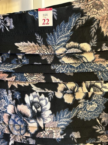 Women’s Millers Cotton Pull On Floral Knee Length Pencil Skirt Size 22 Stretch - Picture 5 of 12
